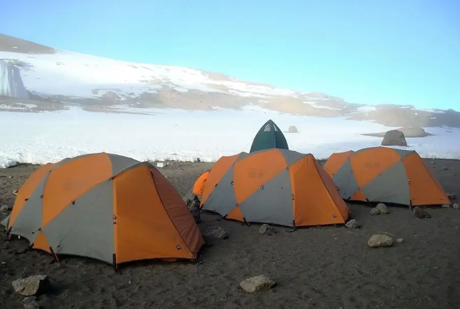 In Tents At Mweka Camp