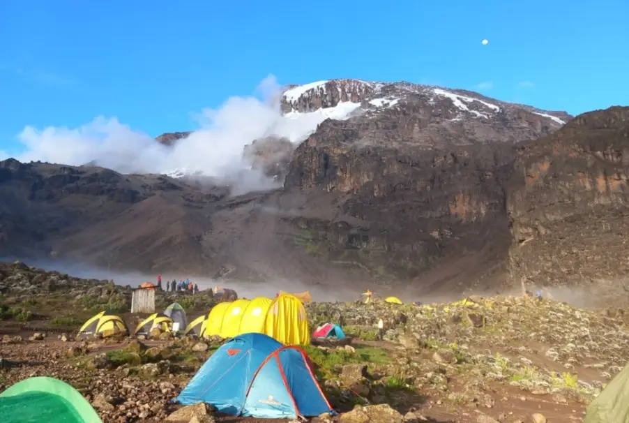 In Tents At Mweka Camp