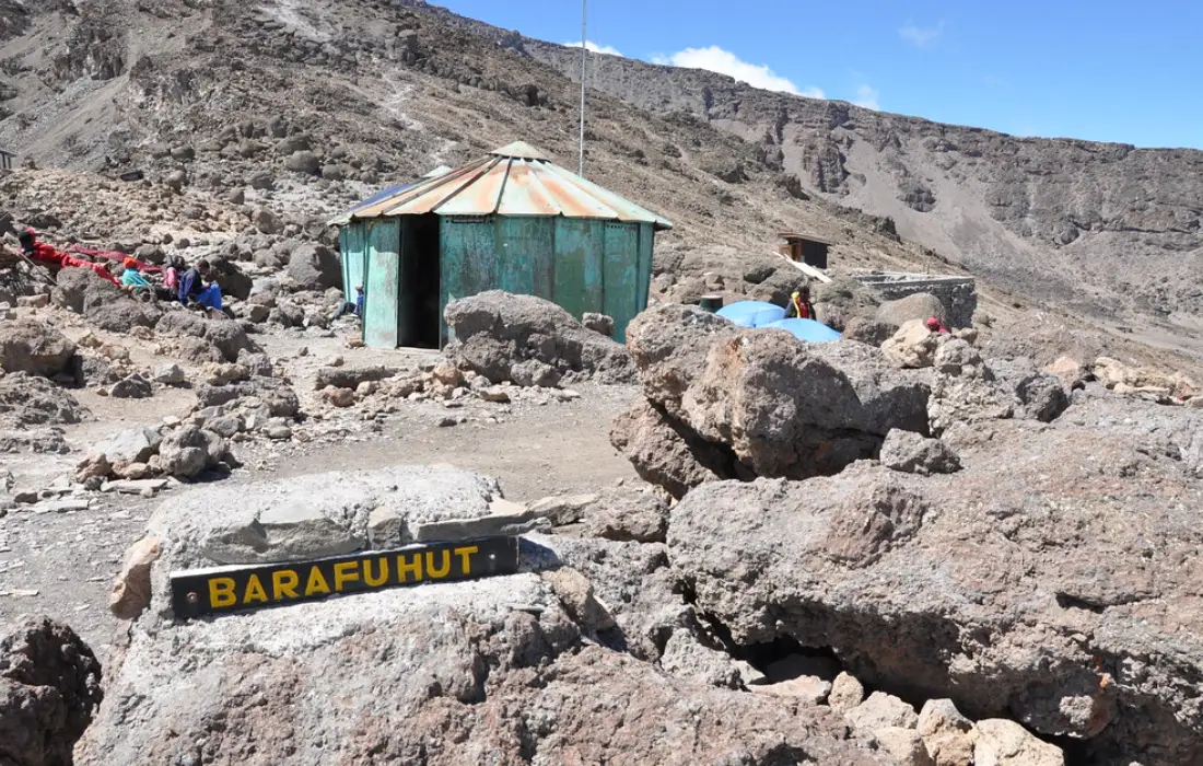 In Tents at Barafu Camp