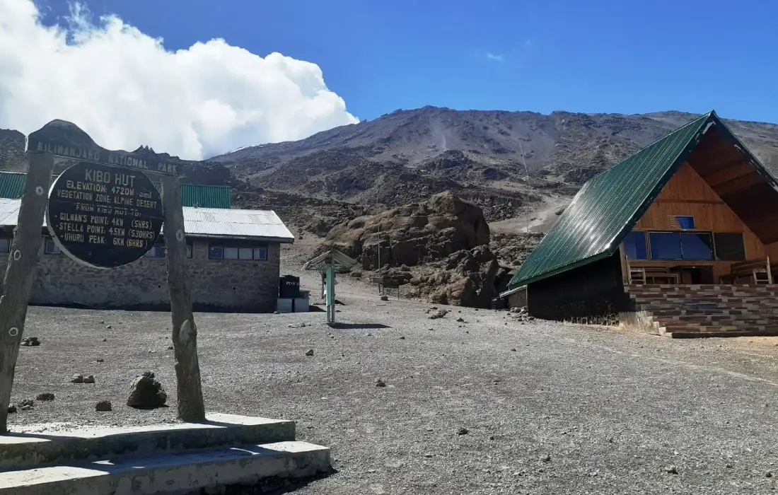 In Tents at Kibo Camp