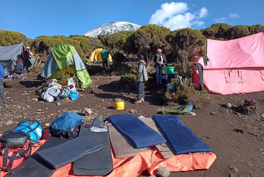 Tents At Mweka Camp