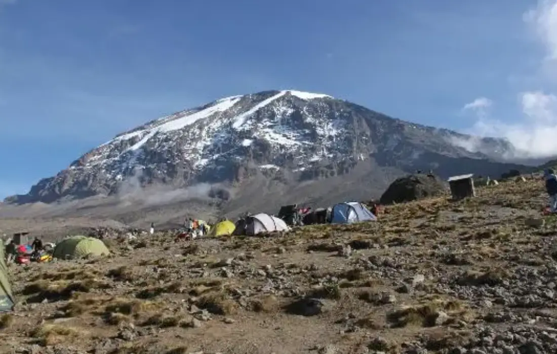 Tents At Barafu Camp