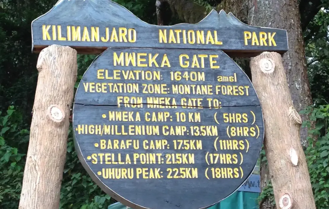 Tents At Mweka Camp