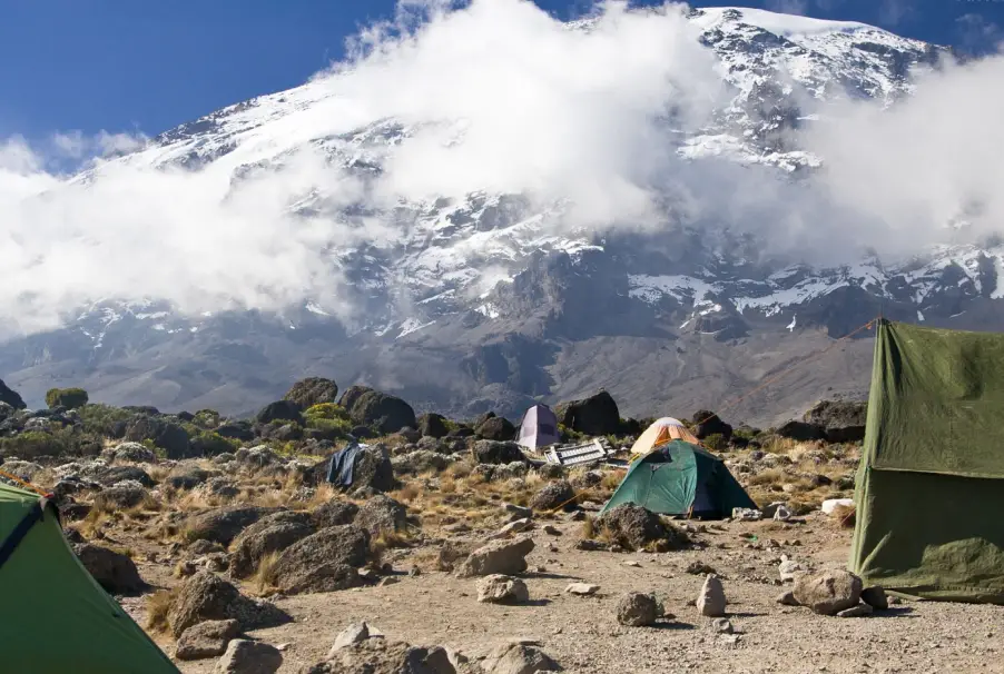 Tents At Barafu Camp