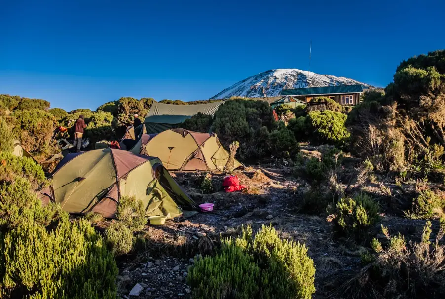 Tents At Mweka Camp