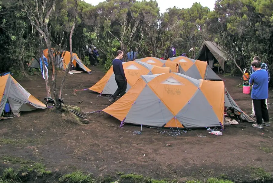 Tents At Mweka Camp