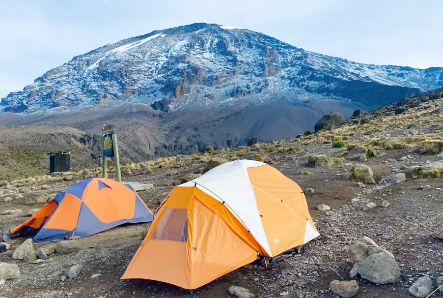 In Tents at Buffalo Camp