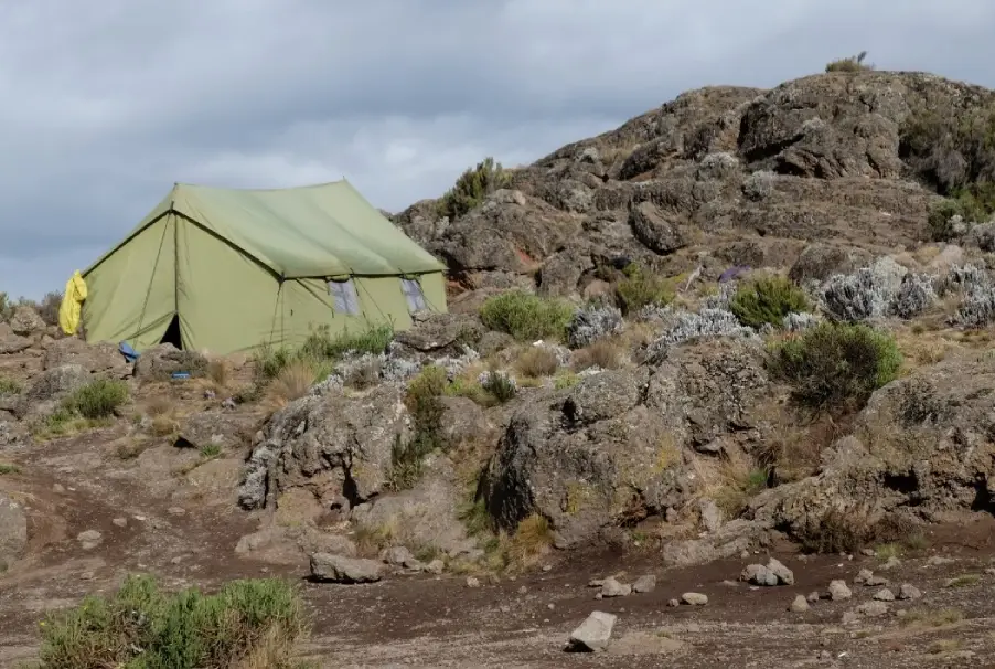 Tents at Third Cave Camp