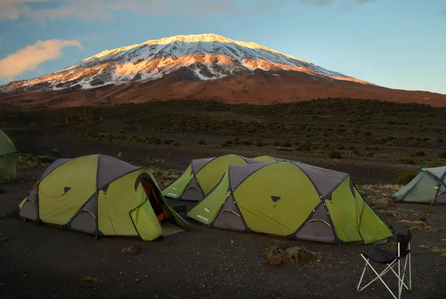 Tents at Third Cave Camp