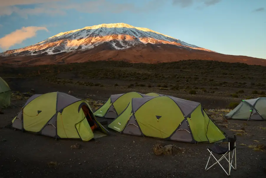 Tents At Third Cave Camp