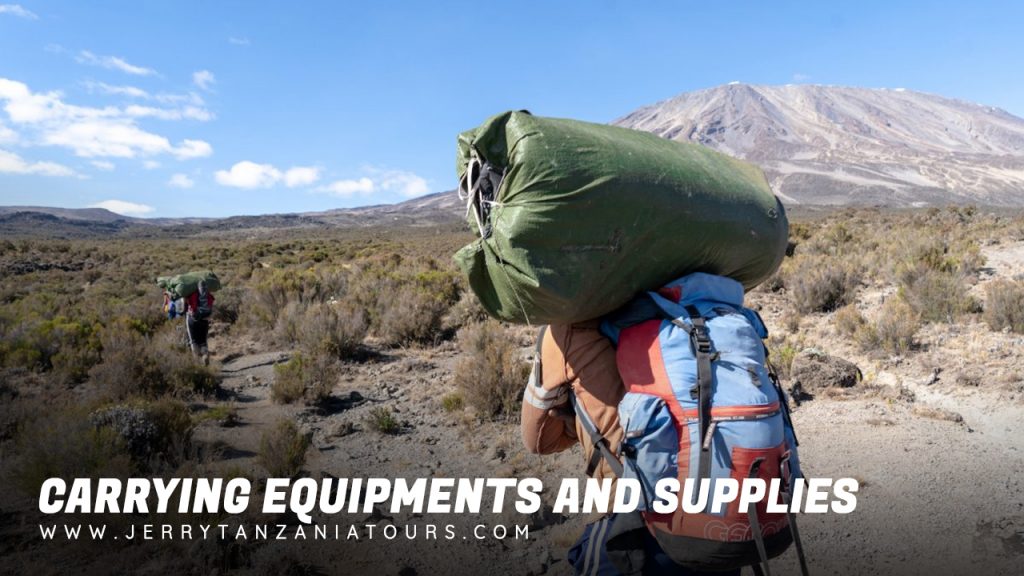 Kilimanjaro Carrying Equipment