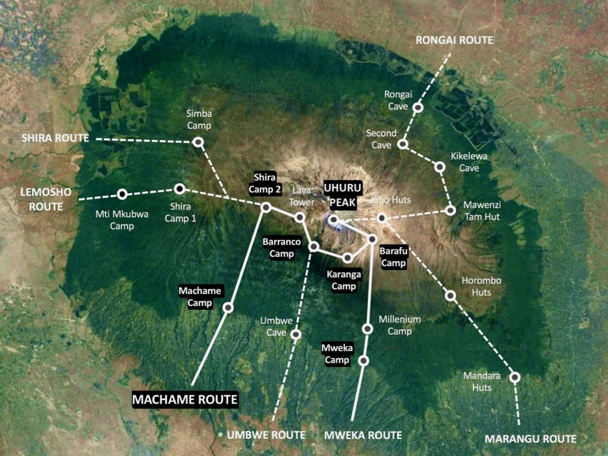 Где находится килиманджаро координаты. Маршрут Лемошо Килиманджаро. Парк Килиманджаро на карте. Маршрут Ронгаи Килиманджаро. Схема маршрутов Килиманджаро.