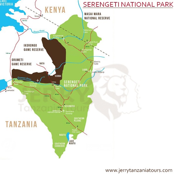 Serengeti Map